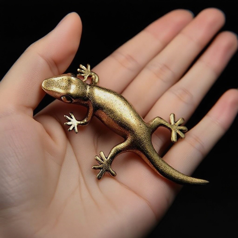 Handmade Bronze Retro Gecko Li - Desk Setup Retro recension och pris