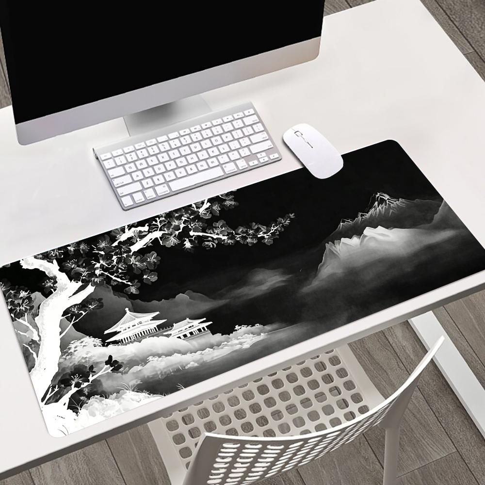 Grey Moonlit Night Large Mouse - Desk Setup Grey recension och pris