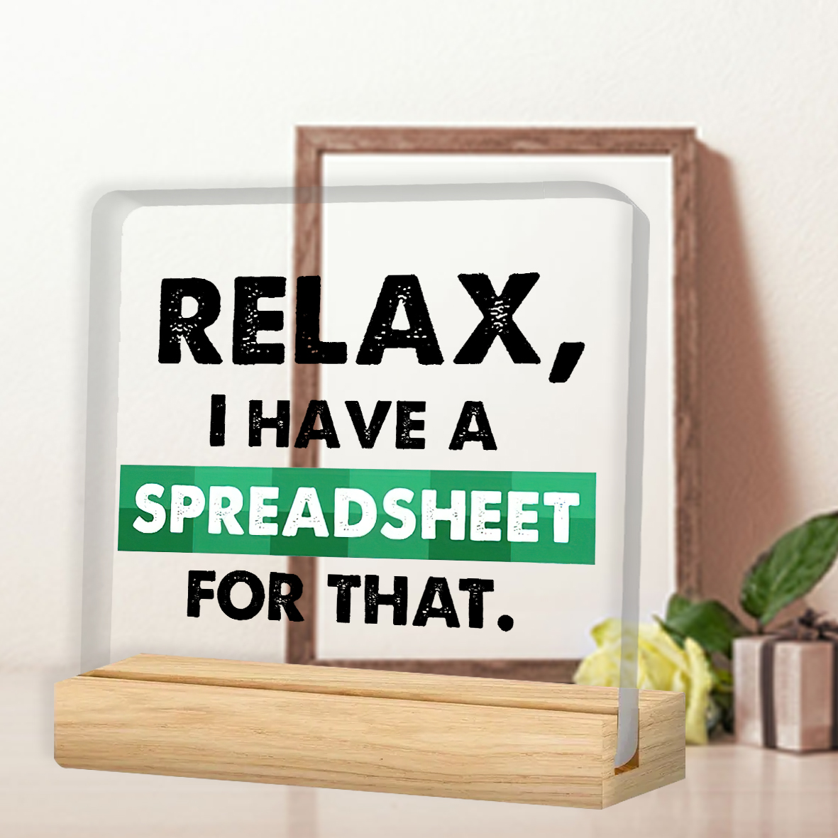 1PC Office Desk Sign - Account - Desk Setup Retro recension och pris